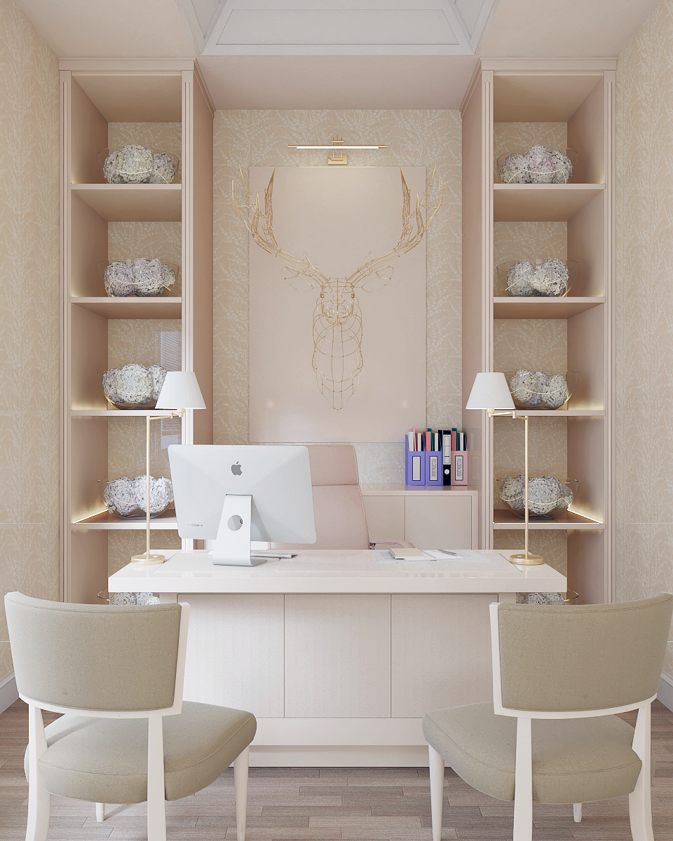 Pastel Home Office