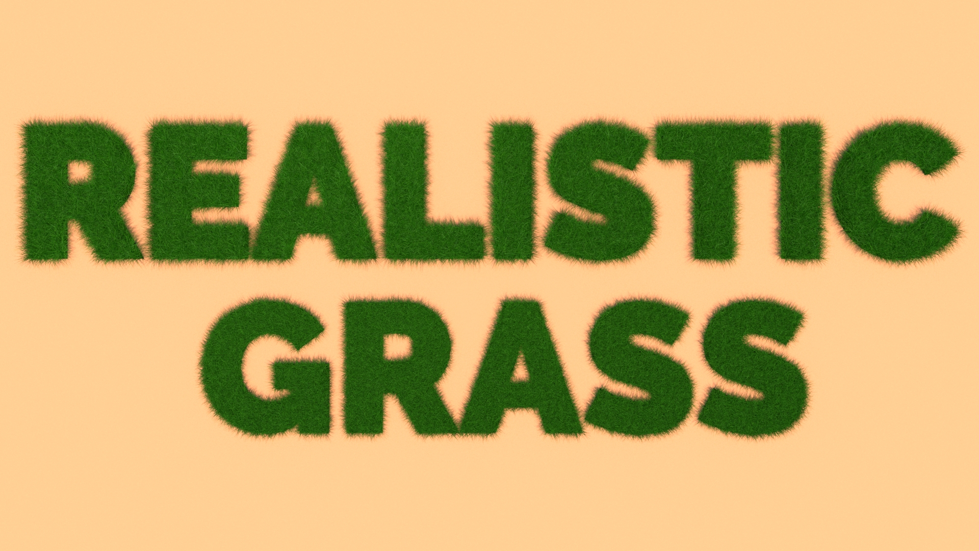 Realistic Grass Scene | VRay Fur Tutorial