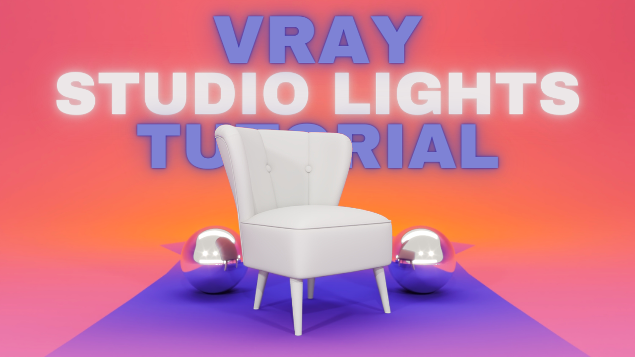 Easy Studio Lighting Setup | Product 3D Rendering | VRay Next